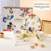 Mickey Chip Dale Placă Ceramică de Lux Ușor Bol Ceașcă Set Veselă Desene Animate Drăguțe Farfurie Farfurie Copii Casă Bol Adânc