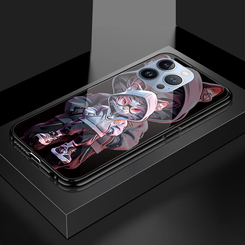 Pouzdro na telefon z tvrzeného skla pro Huawei P30Lite Honor 90Lite 9X X6A X9B Infinix Hot40 Note30 Tecno Spark20 Moto G15 G22 Měkký okraj Nárazuvzdorný Hladký kryt