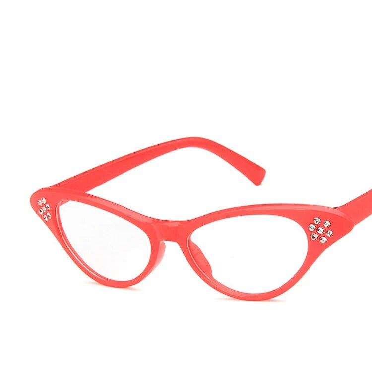Vintage Cateye Sunglasses Women Sexy Retro Small Cat Eye Sun Glasses  Designer Colorful Eyewear For Female