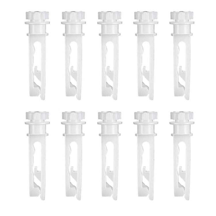 

10 шт. Білий затискач-стрижень для ремонту вертикальних жалюзі для регулювання вікон 1