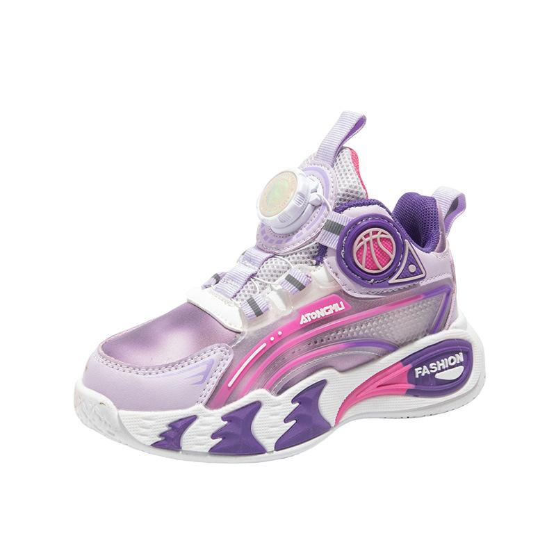 

Youth 2025 autumn and winter new leather breathable boys basketball shoes boys and girls children s sports shoes 33 yards inner length about 20.3CM