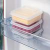 2pcs-Butter Cheese Storage Box Transparent Cheese Box Refrigerator Kitchen Fruit Vegetable Fresh-keeping Organizer Storage Box