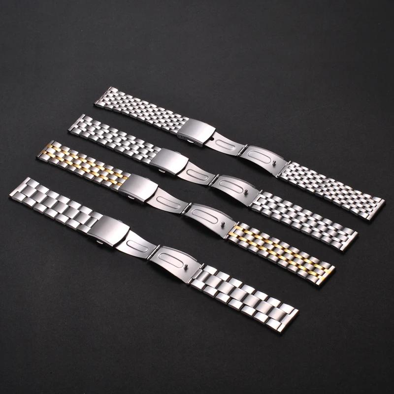 18mm 22mm 20mm Stainless Steel Strap for Samsung Galaxy Watch 3 45mm 46mm Active 2 S3 Band for Huawei GT2/3 Amazfit Bip Bracelet