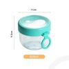 1 Pcs New 600ml Household Convenience Cup Salad Cup Airtight Lid Thickened With Spoon Food Storage Overnight Breakfast Jar