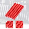 5x Hex Bit Organizer Secure Storage Space Saving Multipurpose Red Flexible for Efficient Work 12