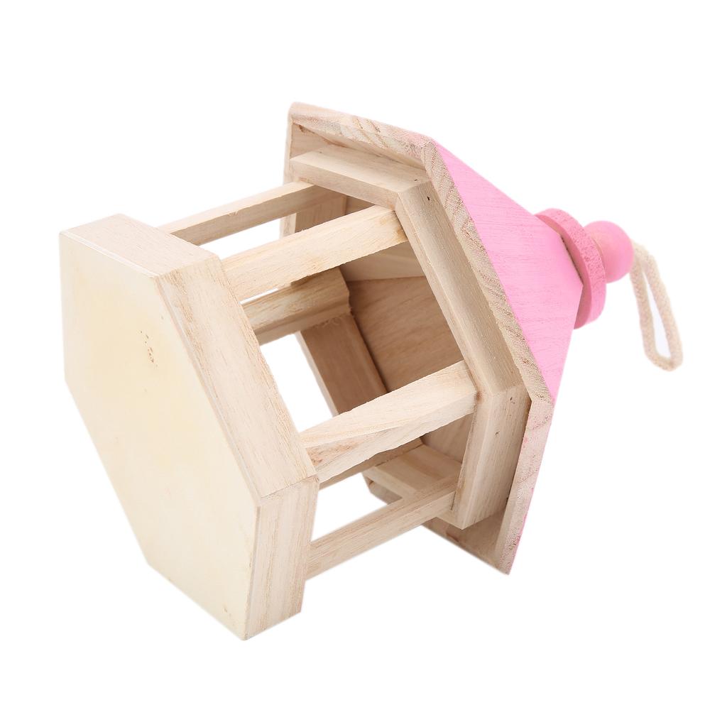 Holz Vogelhaus Handgemacht Outdoor Fütterer für Papageien Vogelhaus Futterspender mit Dach