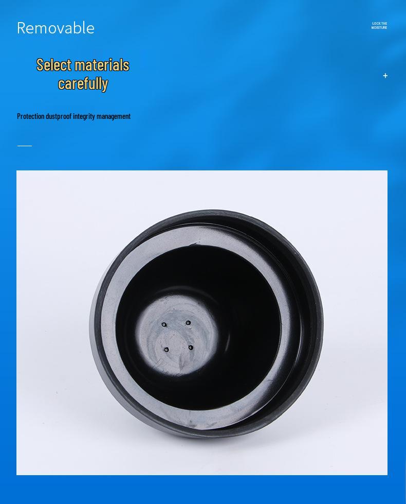 Universal Car LED Headlight Waterproof Dust Cover - Extended Sealing Style