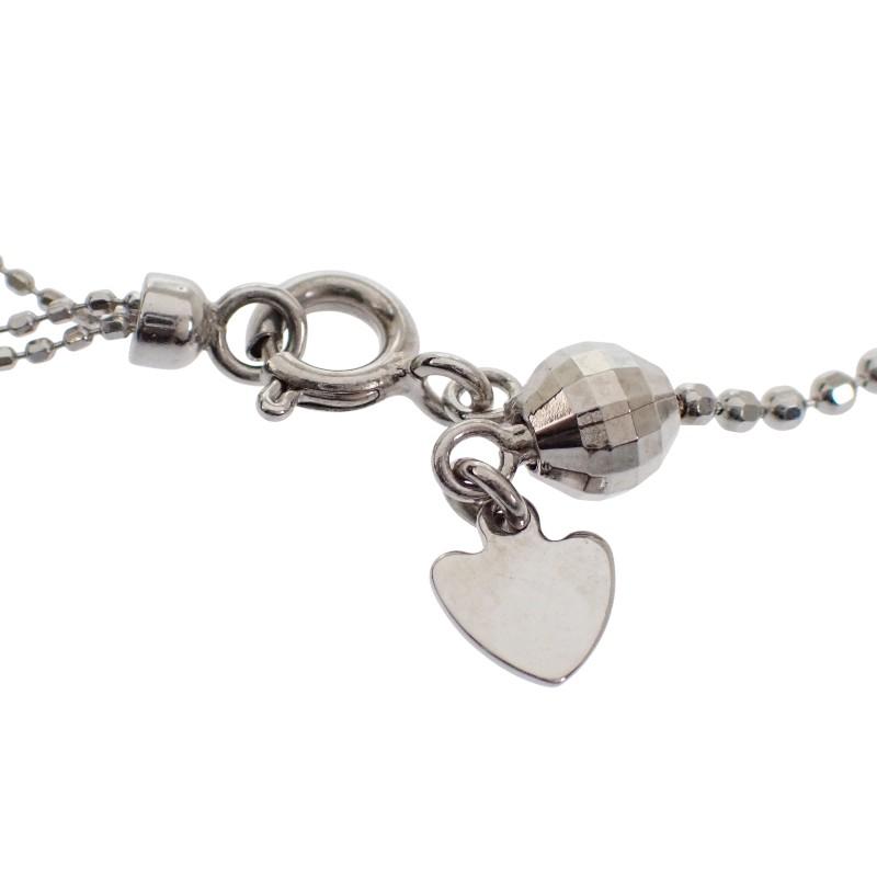 no brand  Necklace K18 white gold Women
