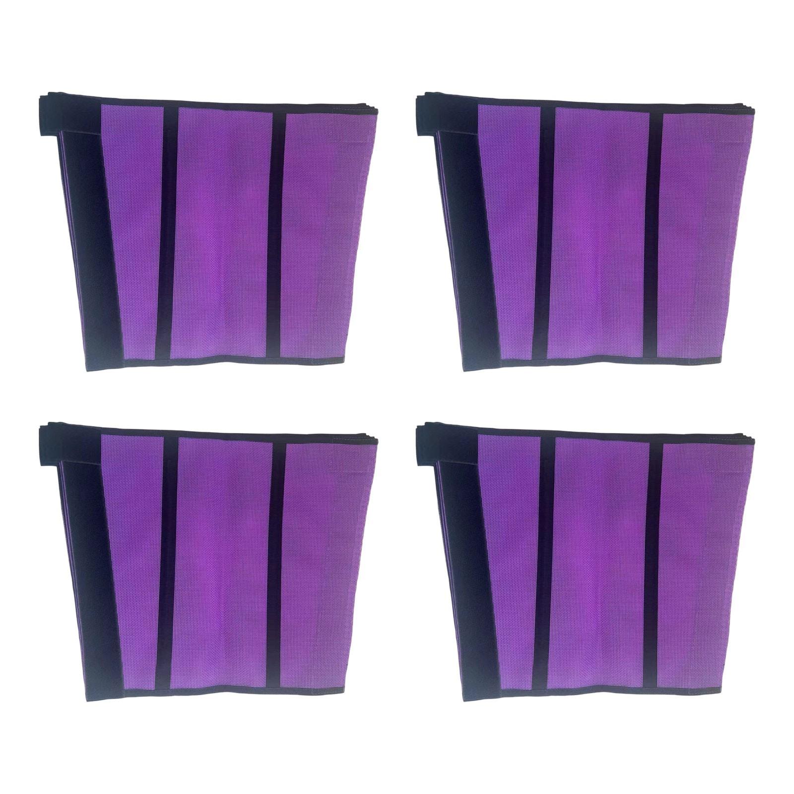 

Комплект из 4 конских ногавок, устойчивых к комарам и мухам, дышащая сетка One Size фиолетовый