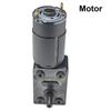 DC Electronic 4632-395 Worm Gear Motor Low Speed 7-201RPM Worm Reduction Gearbox Engine 12V 24V Self-locking Geared Motor
