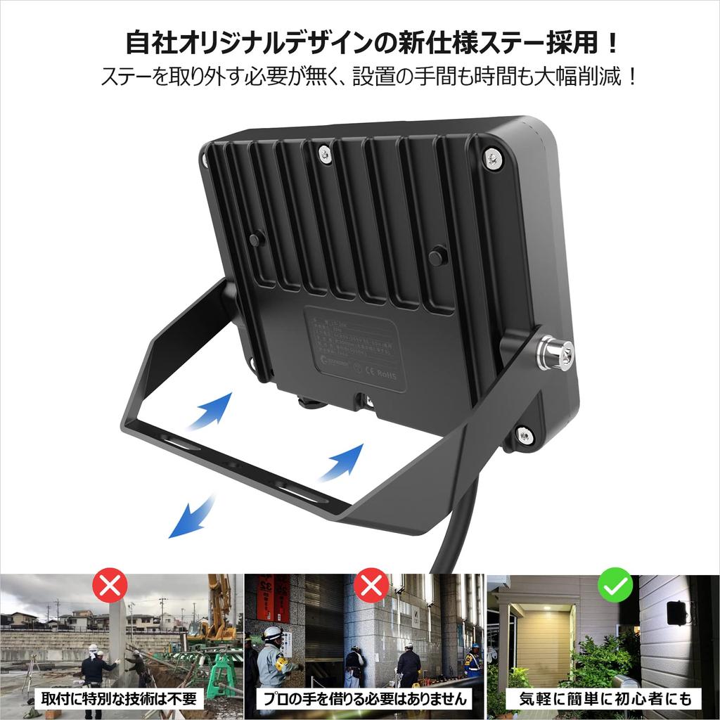 Dobré zboží 20W LED Denní světlo 100V IP66 LED Pracovní Vysoká Energie Široký Úhel Záplavové Světlo Značka Parkování Venkovní Trvalé Široké Snadné Bez Reflektoru, Bílá, Kompatibilní,