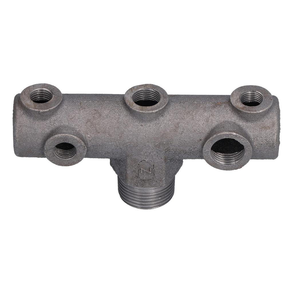 Air Compressor Switch Bracket 6 Way Valve Connector Holder Male Thread Air Pump Accessories