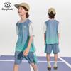 Boys' Summer Faux Two-Piece Sportswear Set