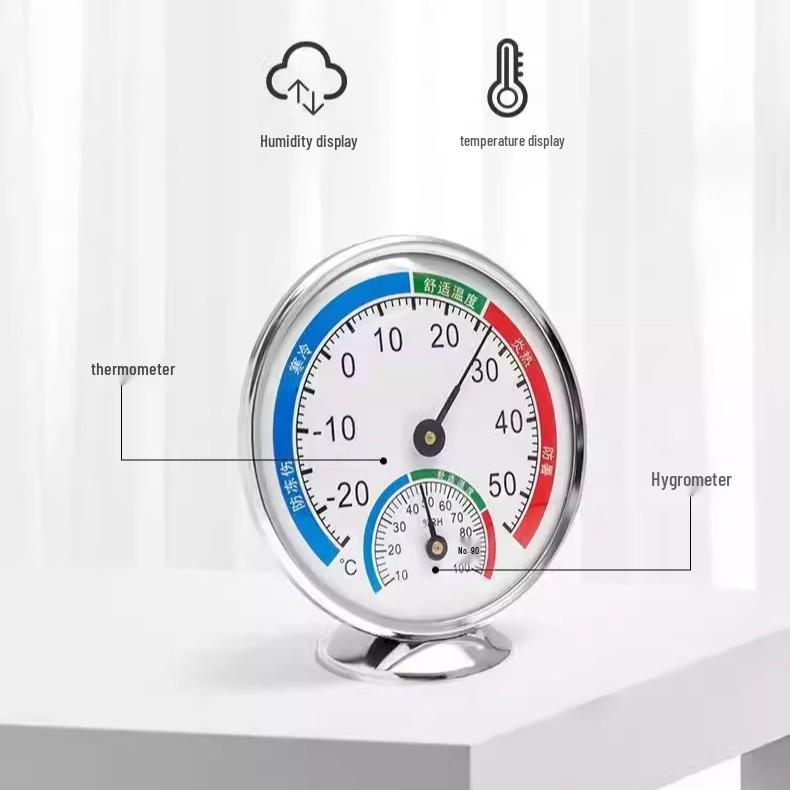 Genaues Innenraumthermometer & Hygrometer für Zuhause, Babyzimmer & Kühlschrank-Wandmontage