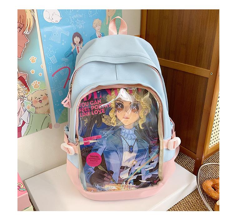 

Школьный рюкзак 2025 новый милый простой высокой ценности для старшеклассников большой вместимости школьный рюкзак универсальный повседневный легкий рюкзак