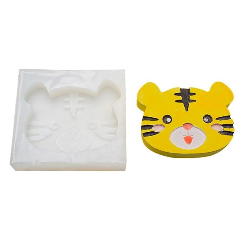 Cartoon Animal Chocolate Cake Baking Molds for Handmade DIY Soap Making Tools