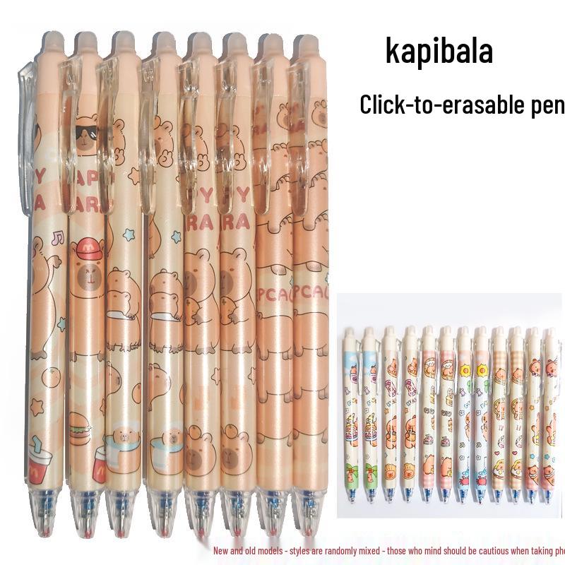 Kapybara Smazatelná gelová tužka, Modrý ST hrot, Studentská edice