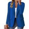 Women's Stylish, Long-sleeve, Solid-color, Fitted Cardigan Blazer for Autumn