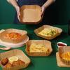 100Pcs Air Fryer Special Paper Food Silicon Oil Paper High Temperature Absorbent Paper Baking Accessories Outdoor Tableware