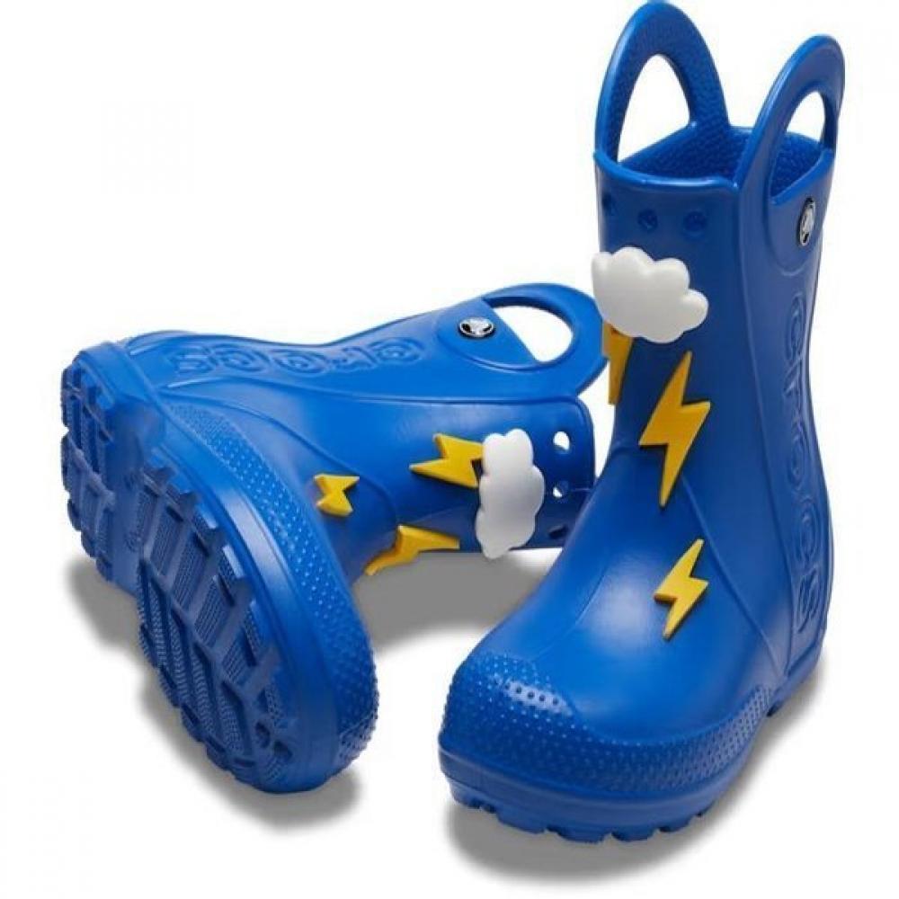 

Crocs Обращайся с этим Ботинки Lightning Bolt 210027 4kz blue bolt/220 (j3)