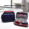 Bärbar Hårddisk Skyddande Cover EVA Material Powerbank USB-kabel Laddare Förvaringsväska Dragkedjeväska