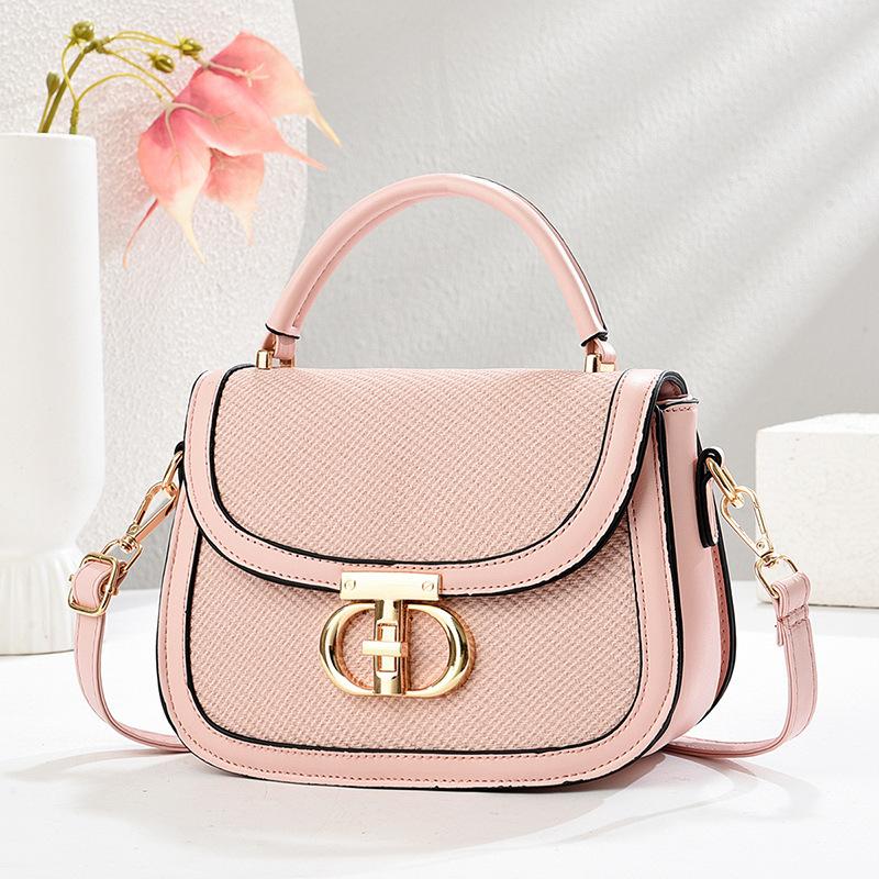 Fashion small square bag new fashion contrasting color handbag casual shoulder messenger bag texture versatile bag bags