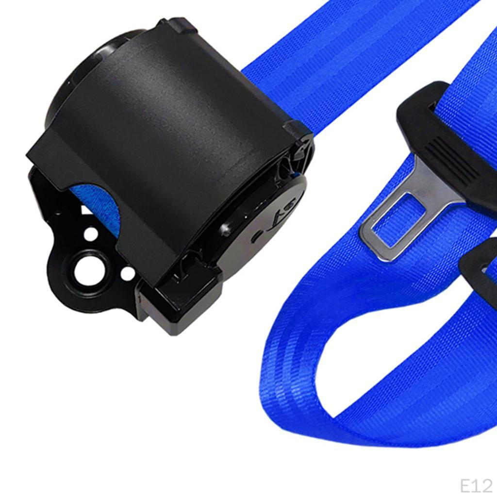3 Point Car Seat Belt Buggies Pickup Safety Accessories UTV Fixing Strap orange
