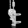 Window Roller Blind Cord Safety Chain Cord Guide Fixation Hook with Connectors and Screws for Roman Shade Bead Chain