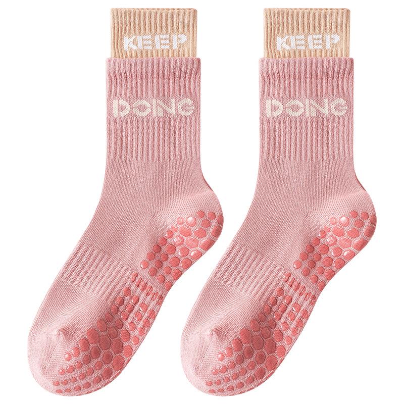Women's Non-Slip Yoga Socks, Summer Cotton Pilates Fitness Floor Socks