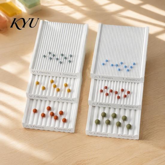 Polymer Clay Roller Mold 6Pcs Bead Maker Tools, 1/1.5/2/2.5/3/3.5MM Roller, DIY Crafts Accessories Mini Sphere Shaper Tool for Jewelry Making