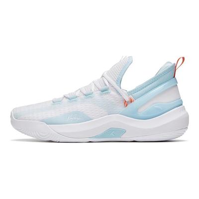 KT Fly Non-Slip Wear-Resistant Low-Top Basketball Shoes Men Sneaker White Blue 112321606-1