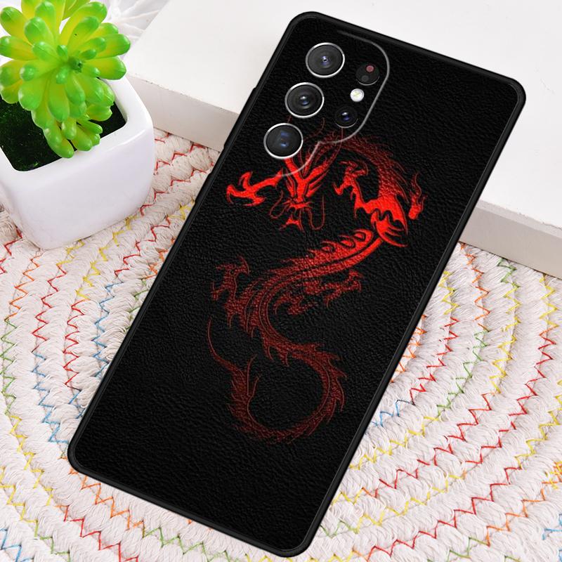 The Chinese Zodiac Dragon Colorful Phone Case For Samsung Galaxy note 10 pro S26 S25 S24 S23 S22 Ultra Plus S21 FE S20 Cover