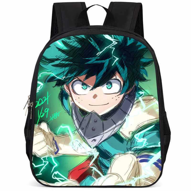 My Hero Academia 15-inch Large Capacity Lightweight Oxford School Backpack For Kids
