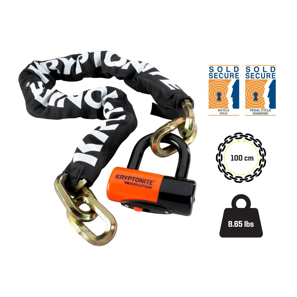 KRYPTONITE NEW YORK LOCK Chain 1210 EV4 999515 [NY & Disc]