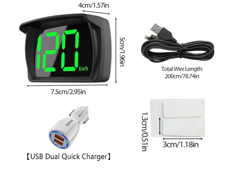 Y03 Автомобільний HUD-дисплей Універсальний GPS-спідометр - Ексклюзив для транскордонної торгівлі