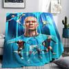 Erling bedeckte Flanelldecke, weicher Überwurf für Schlafzimmer Sofa, waschbar, Fußballfanartikel, tolles Geschenk.