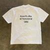 2025 Autumn Winter Luxury Brand Letter Printing Mens Tshirt High Quality Pure Cotton Unisex Street Wear Shortsleeved Tshirt