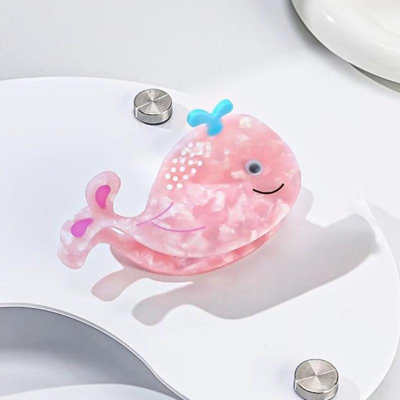 Lustige Meeresbiologie Serie Haarklammer Rutschfeste Haarspangen Haarklammern Cartoon Stylingwerkzeug Haarschmuck