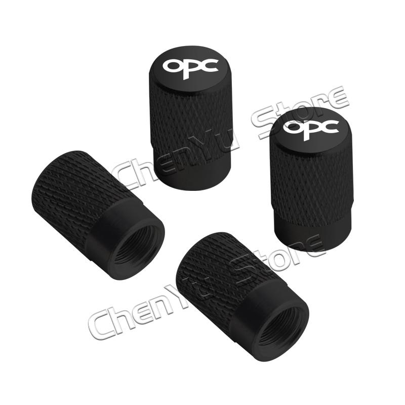 4Pcs OPC Logo Car Metal Wheel Tire Valve Caps Stem Case Dust Cap For Opel Astra Insignia Corsa Rocks Junior Accessories Styling