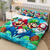3pcs Duvet Cover Set, 1 Duvet+2 Pillowcases( Without Filler), Game Character Bright Colorful Fun Theme, Birthday Bedding Set, Bedspread Deco