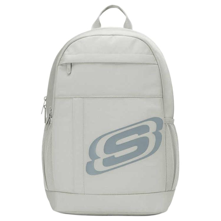 Skechers Breathable Comfortable Fabric Backpack Unisex Backpacks Moon-Gray L126U055-00MV Lunar Gray