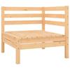 Vidaxl 6-Cz. Garden Lounge Set, Solid Pine Wood