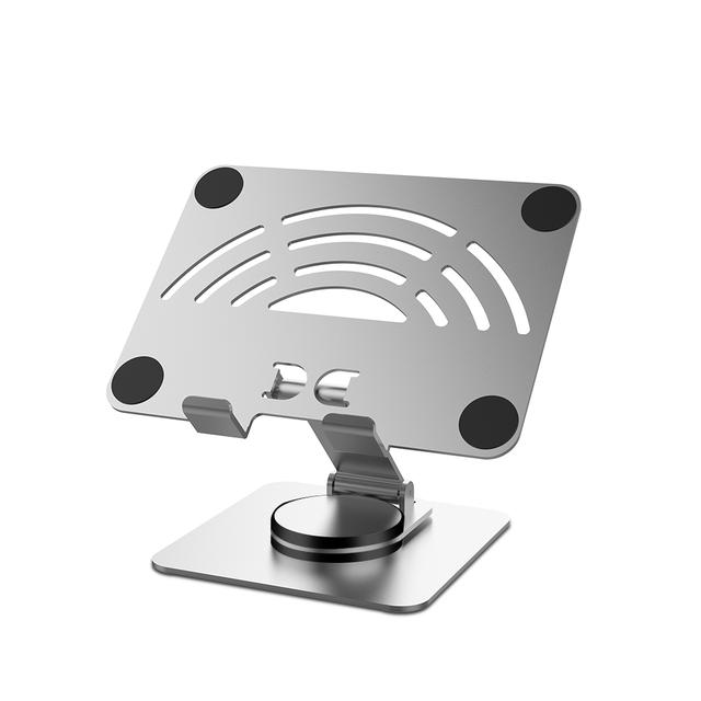 

Держатель планшета для iPad Pro, подставка с вращением на 360°, портативный складной алюминиевый настольный кронштейн для ноутбука Xiaomi Samsung Tab