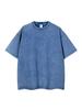European & American 230g Distressed Loose T-Shirt, Drop Shoulder, High Street Trend, Short Sleeve.