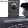 Aluminum Alloy Fireplace Fan Thermometer Magnet Stovepipe Thermometer household Wood Burning Stove Fireplace Thermometer