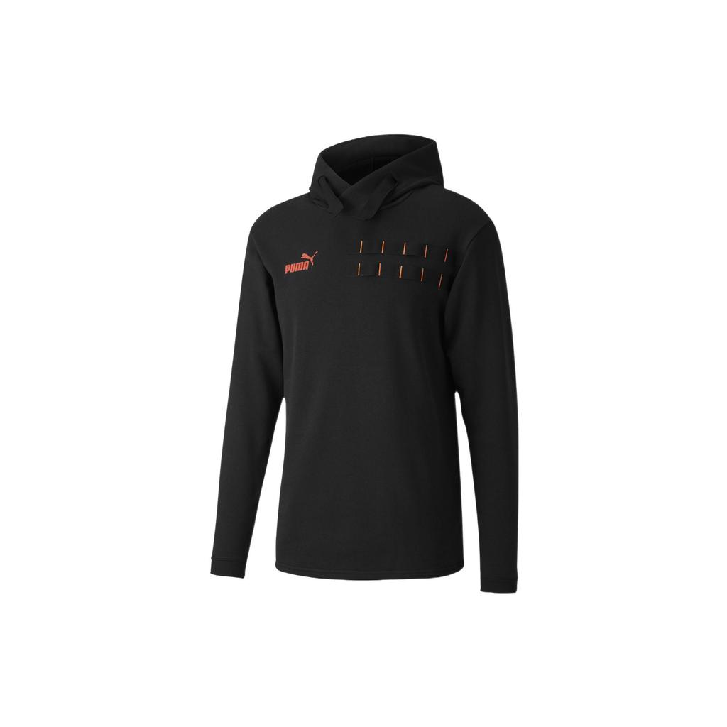 Puma Logo Printed Sports Casual Breathable Hoodie Men Hoodies Black 656852-01