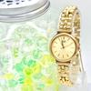 Used [New Battery] SEIKO Seiko Ladies Watch Gold 2C21-0070 3N7484