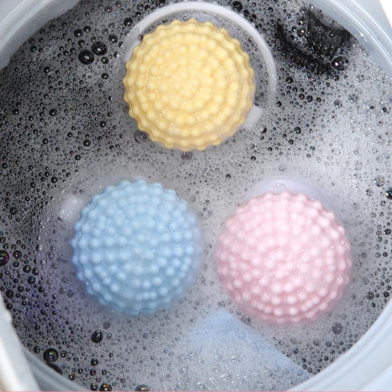 Permanent Polystyrene Polyester Washing Machine Filter Net Bag Traps Floating Debris Hair Fibers