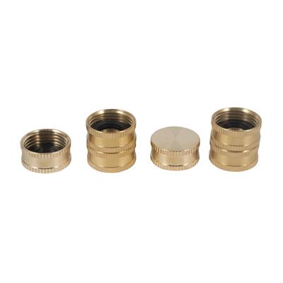 Double-Way Copper Garden Hose Connector with Female Thread