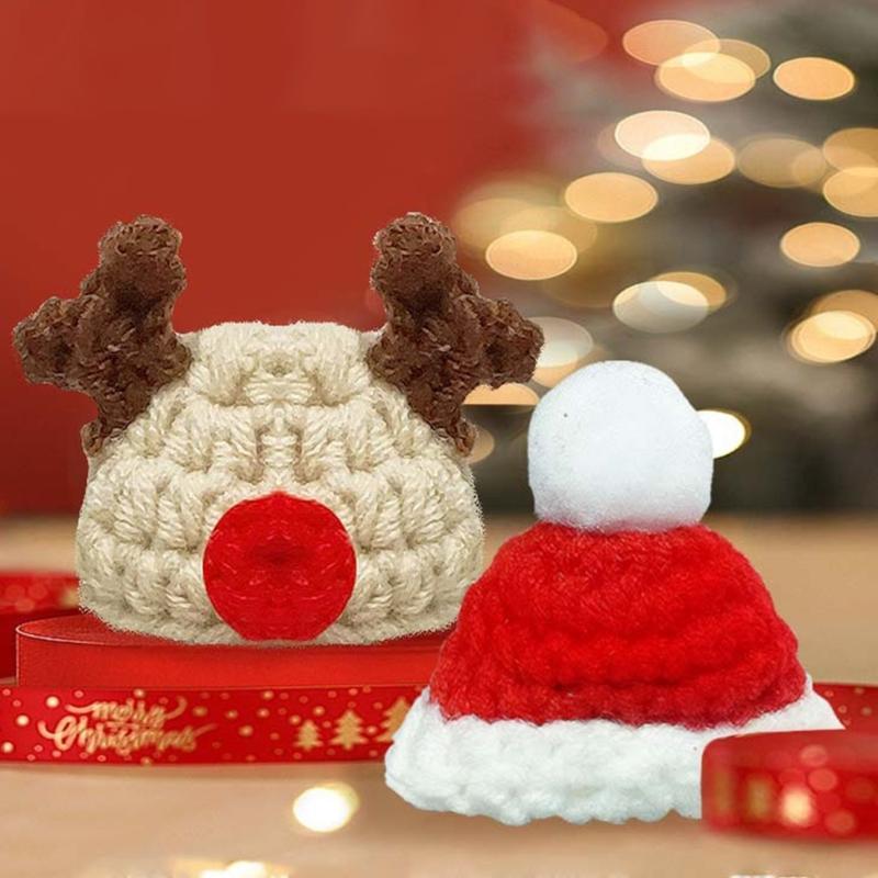 Fashionable Hand Knitted Hat for Guinea Pigs Fashion and Practical Knitted Hat Accessory for Festival Photography